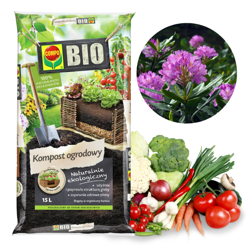 Ziemia Bio kompost ogrodowy 15 l Compo