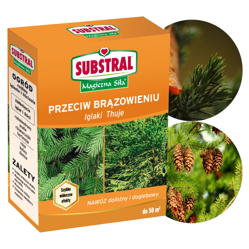 Nawóz przeciw brązowieniu igieł Substral 1 kg