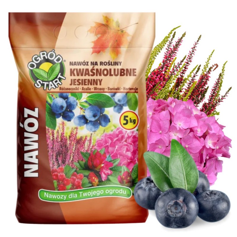 Nawóz jesienny do kwaśnolubnych 5 kg Ogród Start