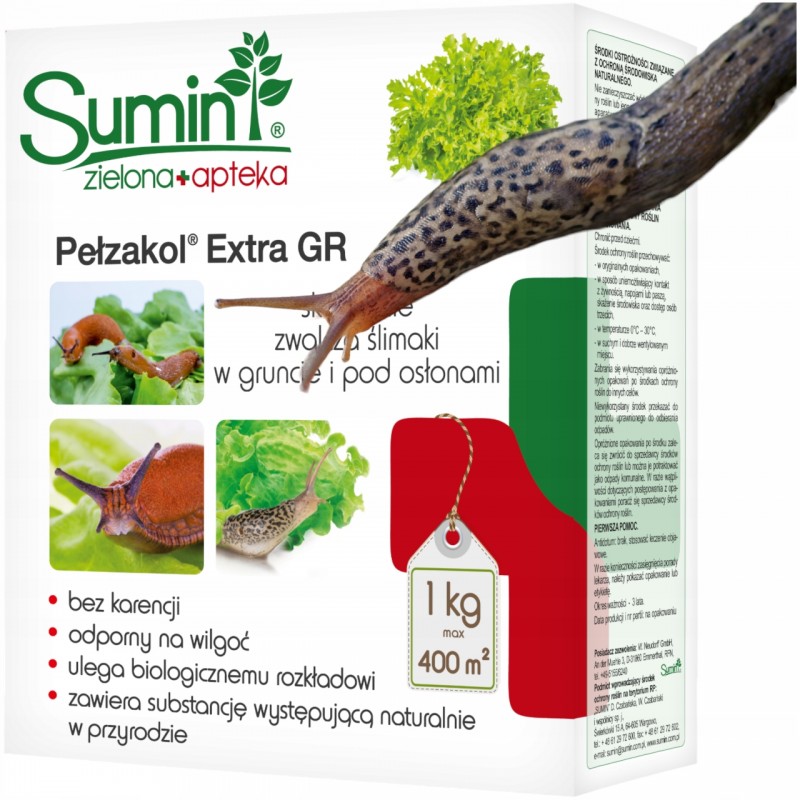 Pełzakol Extra granulat na ślimaki 1 kg Sumin
