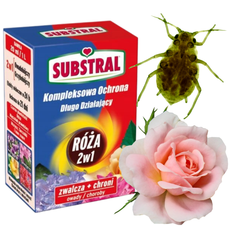 Substral Kompleksowa Ochrona 2w1 dla kwiatów 100 ml